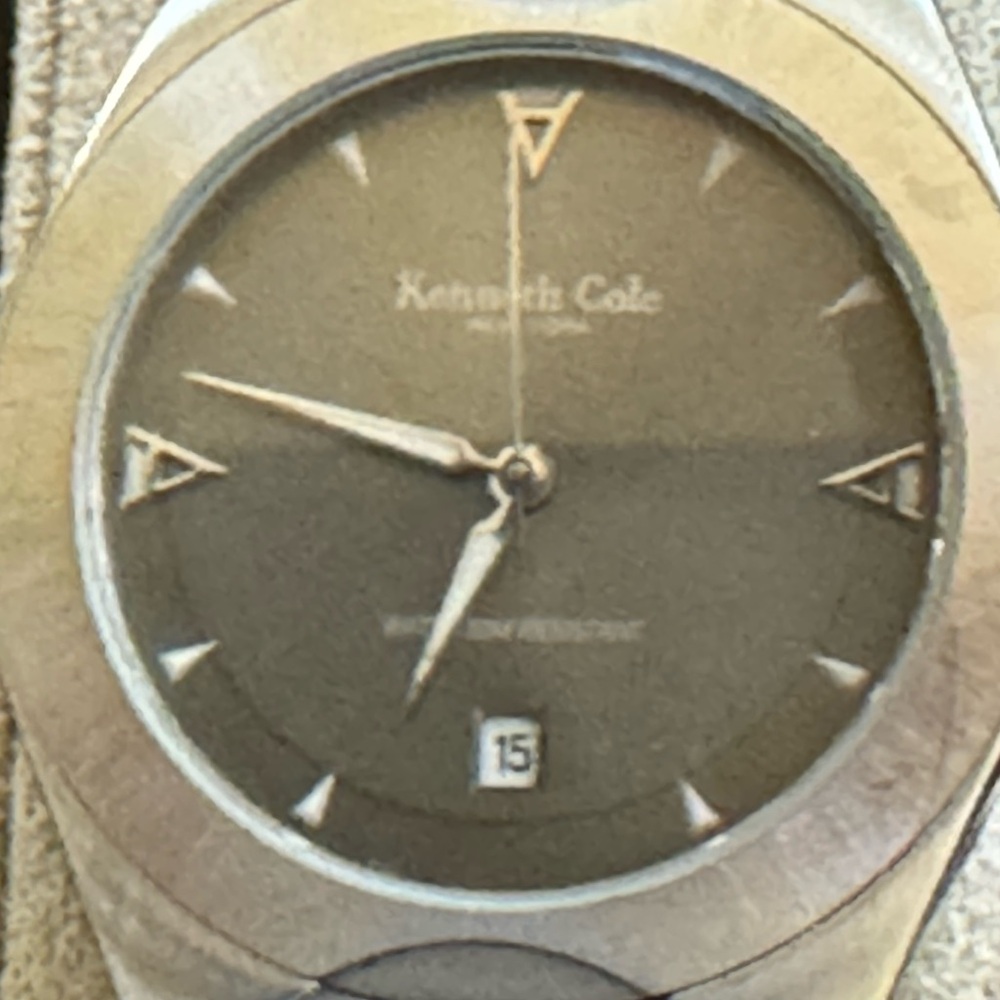 Kenneth Cole Gray and Silver Watch